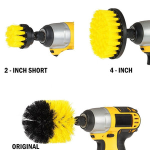 3pcs Cleaner Brush Drill Attachment