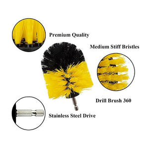 3pcs Cleaner Brush Drill Attachment