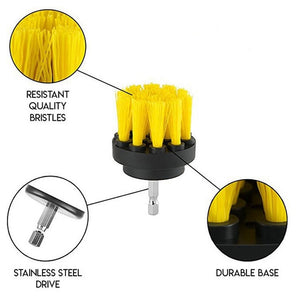 3pcs Cleaner Brush Drill Attachment