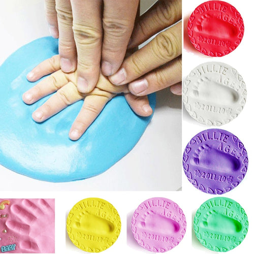 Baby hand foot Imprint Kit Casting DIY Toys